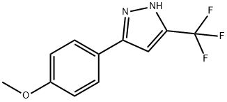 5-(TRIFLUOROMETHYL)-3-(4-METHOXYPHENYL)-1H-PYRAZOLE Structural