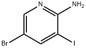 2-AMINO-5-BROMO-3-IODOPYRIDINE Structural Picture