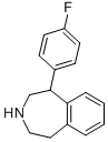 1-(4-FLUOROPHENYL)-2,3,4,5-TETRAHYDRO-1H-BENZO(D)AZEPINE