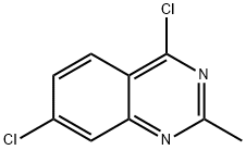 QUINAZOLINE, 4,7-DICHLORO-2-METHYL- Structural