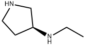 (3S)-(-)-3-(ETHYLAMINO)PYRROLIDINE Structural