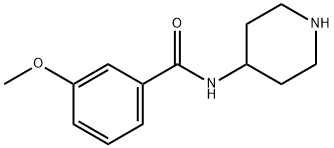 3-METHOXY-N-PIPERIDIN-4-YL-BENZAMIDE Structural