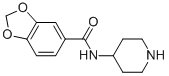 N-piperidin-4-yl-1,3-benzodioxole-5-carboxamide Structural