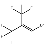 1-BROMO-2-(TRIFLUOROMETHYL)-3,3,3-TRIFLUORO PROP-1-ENE Structural