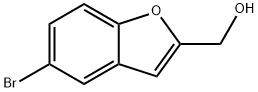 (5-BROMO-1-BENZOFURAN-2-YL)METHANOL Structural