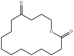 Oxacyclohexadecane-2,13-dione Structural