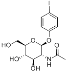 4'-IODOPHENYL 2-ACETAMIDO-2-DEOXY-BETA-D-GLUCOPYRANOSIDE Structural