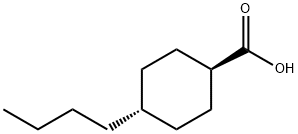 trans-4-Butylcyclohexanecarboxylic acid Structural