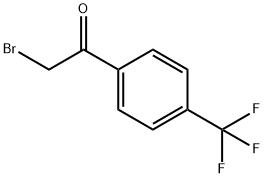 4-(Trifluoromethyl)phenacyl bromide Structural