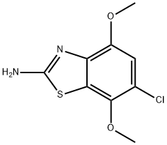 2-AMINO-6-CHLORO-4,7-DIMETHOXYBENZOTHIAZOLE Structural