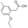 2-ETHOXY-5-METHYL-BENZENEACETIC ACID Structural