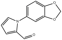 1-(1,3-BENZODIOXOL-5-YL)-1H-PYRROLE-2-CARBALDEHYDE Structural