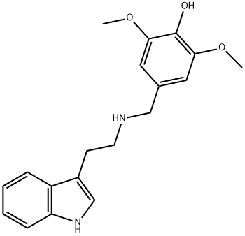 4-([2-(1H-INDOL-3-YL)-ETHYLAMINO]-METHYL)-2,6-DIMETHOXY-PHENOL