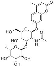 4-Methylumbelliferyl 2-Acetamido-2-deoxy-3-O-(a-L-fucopyranosyl)-b-D-glucopyranoside