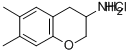 3-Chromanamine, 6,7-dimethyl-, hydrochloride