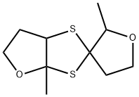 hexahydro-2'3a-dimethylspiro[1,3-dithiolo[4,5-b]furan-2,3'(2'H)-furan] Structural