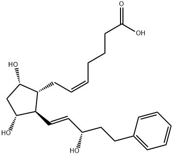 17-PHENYL TRINOR PROSTAGLANDIN F2ALPHA Structural