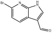 1H-Pyrrolo[2,3-b]pyridine-3-carboxaldehyde, 6-broMo- Structural