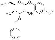 4-Methoxyphenyl 3-O-Benzyl-beta-D-galactopyranoside Structural