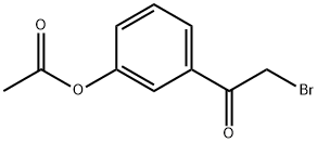 2-BROMO-3'-ACETYLOXYLACETOPHENONE Structural