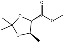 METHYL (4S)-TRANS-2,2,5-TRIMETHYL-1,3-DIOXOLANE-4-CARBOXYLATE Structural