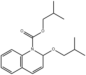 Isobutyl 1,2-dihydro-2-isobutoxy-1-quinoline-carboxylate Structural