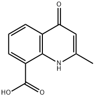 2-METHYL-4-OXO-1,4-DIHYDRO-QUINOLINE-8-CARBOXYLIC ACID Structural