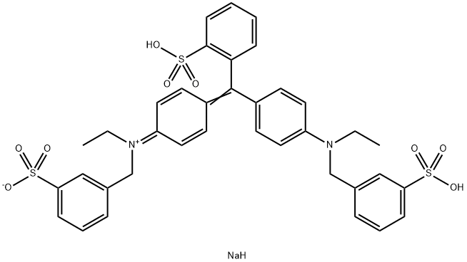 Erioglaucine disodium salt Structural Picture