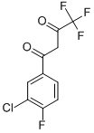 1-(3-chloro-4-fluorophenyl)-4,4,4-trifluorobutane-1,3-dione