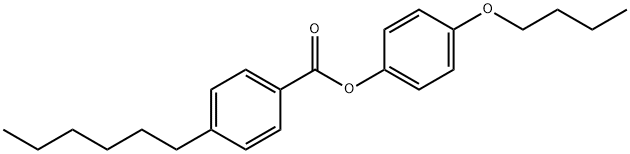 4-N-BUTYLOXYPHENYL 4-N-HEXYLBENZOATE Structural