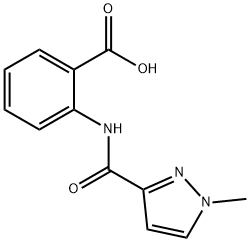 2-[(1-METHYL-1H-PYRAZOLE-3-CARBONYL)-AMINO]-BENZOIC ACID