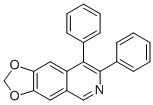 7,8-DIPHENYL-[1,3]DIOXOLO[4,5-G]ISOQUINOLINE Structural