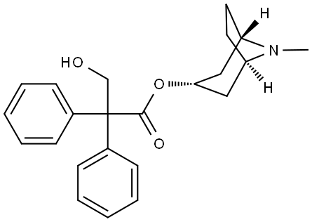 1-alpha-H,5-alpha-H-Tropan-3-alpha-ol, 2,2-diphenyl-3-hydroxypropionat e