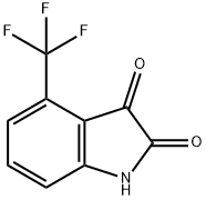 4-(TRIFLUOROMETHYL)-1H-INDOLE-2,3-DIONE Structural