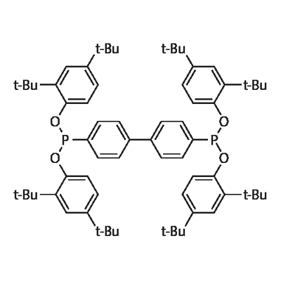 Tetrakis(2,4-di-tert-butylphenyl)-1,1-biphenyl-4,4'-diylbisphosphonite Structural