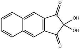 2,2-DIHYDROXY-(1H)-BENZ[F]INDENE-1,3(2H)-DIONE MONOHYDRATE Structural