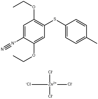 2,5-Diethoxy-4-[(4-methylphenyl)thio]-benzenediazonium tetrachlorozincate