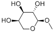 .alpha.-D-Arabinopyranoside, methyl Structural