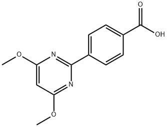 4-(4,6-DIMETHOXYPYRIMIDIN-2-YL)BENZOICACID
 Structural