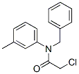 N-BENZYL-2-CHLORO-N-(3-METHYLPHENYL)ACETAMIDE Structural