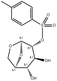 1,6-Anhydro-2-O-p-toluenesulfonyl-b-D-glucopyranose Structural