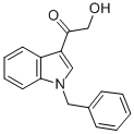 1-Benzyl-3-hydroxyacetylindole Structural