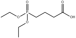 DIETHYLPHOSPHONOBUTANOIC ACID Structural