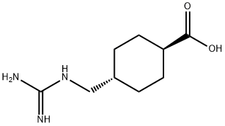 TRANS-4-GUANIDINOMETHYLCYCLOHEXANECARBOXYLIC ACID Structural