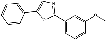 2-(3-methoxyphenyl)-5-phenyloxazole Structural