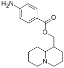 2H-Quinolizine-1-methanol, octahydro-, 4-aminobenzoate (ester)