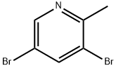 3,5-Dibromo-2-methylpyridine Structural