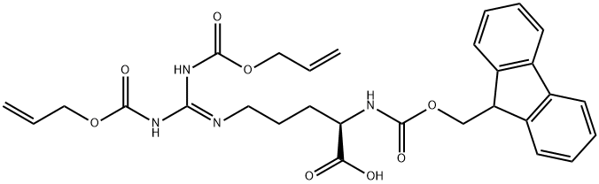 FMOC-D-ARG(ALOC)2-OH Structural