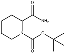 (+/-)-1-N-BOC-PIPERIDINE-2-CARBOXAMIDE Structural