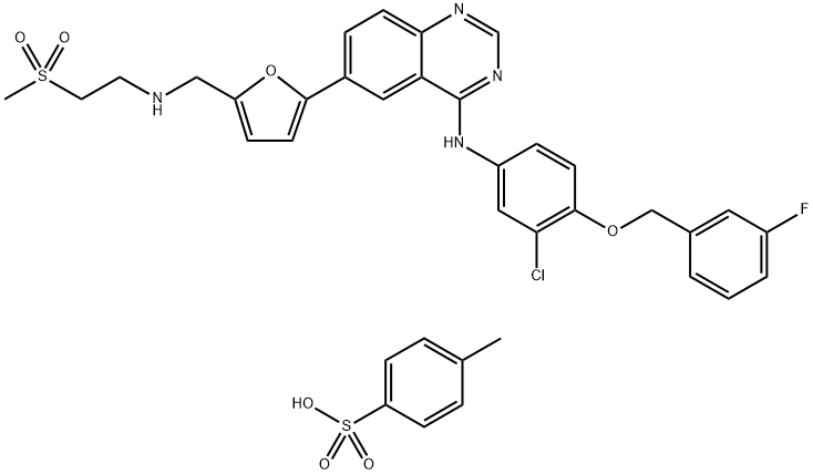 Lapatinib Ditosylate Structural Picture